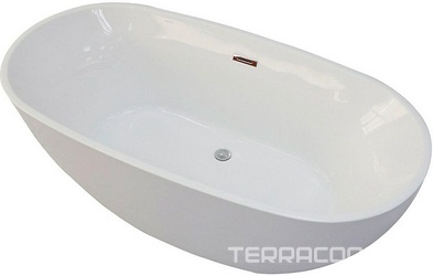 Ванна 1700x750x560мм, отдельностоящая, слив перелив в компл., (акрил цв.белый), d'ISEO ZZ