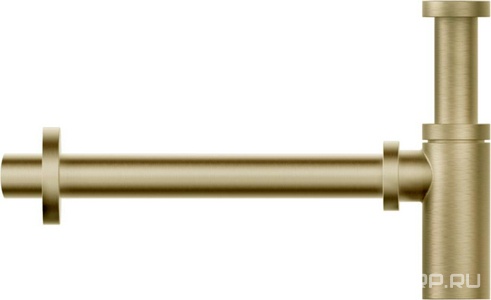 Сифон для раковины округлый, 1 1/4, (цв. Brushed Brass PVD), Gessi ZZ Gessi Универсал 01377 727