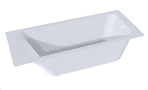 Ванна 1900х1000хh600мм, литой камень Sapirit матовая цв.белый, на регулир.опорах, встроен.слив-перел. и нажимн.слив в цвет ванны, Orlanda Kit Vasta ZZ Salini Orlanda Axis Kit 102114M