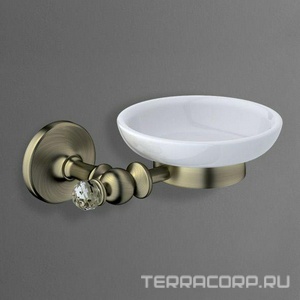 Мыльница настенная (цв. бронза / керамика),  ZZ Art & Max Antic Cristal AM-2699ASJ-Br