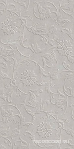 Керамическая плитка Kerama Marazzi Догана  серый светлый матовый структура обрезной 40x80 Серый 