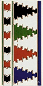 Керамическая плитка Mainzu Zocalo Cenefa С-285 I  14х28 Комбинированный 