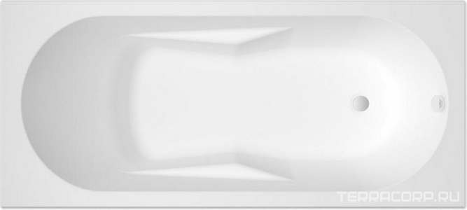 Ванна 170х75см, без ножек/рамы, панелей, слива-перелива, (акрил цв.белый),  ZZ Riho Lazy B078001005