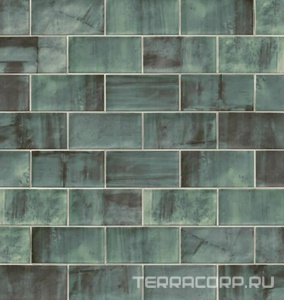 Керамическая плитка Mainzu Verona  10 Verde  10x20 Зеленый 