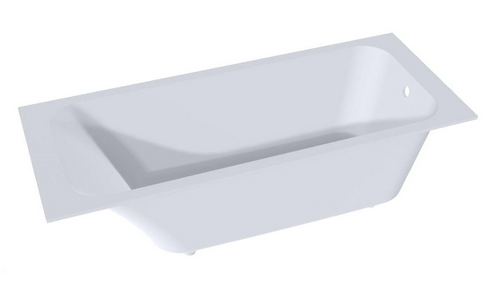 Ванна 1800х800хh600мм, литой камень S-Sense, матовый цв.белый, регулируемые ножки, без стандартного слива-перелива,  ZZ Salini Orlanda 102012M