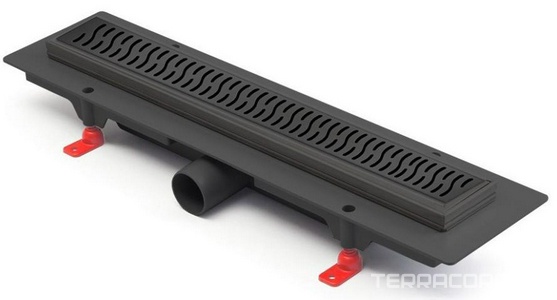 Душевой лоток Paini  550 мм D40, черный матовый ZZ Paini Harmony CH550HC