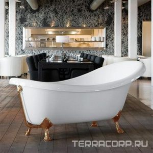 Слив-перелив с цепочкой, сифоном и горизонтальным отводом, (цв.bronze), (смонтирован на ванне), Knief ZZ Knief Универсал 0100-091-10