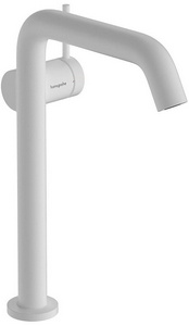 Смеситель для раковины, 240, Высокий, с д/к, (цв.белый матовый), Fine CoolStart EcoSmart+,  ZZ Hansgrohe Tecturis S 73370700
