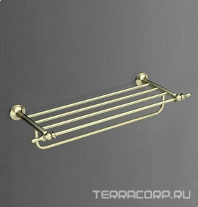 Полка для полотенец 610мм (цв. бронза),  ZZ Art & Max Antic Cristal AM-2622SJ-Br