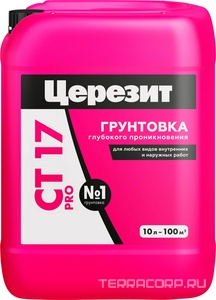 Грунтовка  PRO укр. д/впит. осн. 10кг. Церезит CT 17 2636644