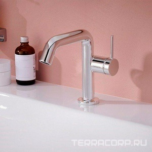 Смеситель для раковины, 110, с д/к, (цв.хром), Fine CoolStart EcoSmart+,  ZZ Hansgrohe Tecturis S 73320000