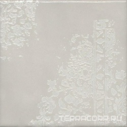 Декор Адриатика 3 серый глянцевый 20x20