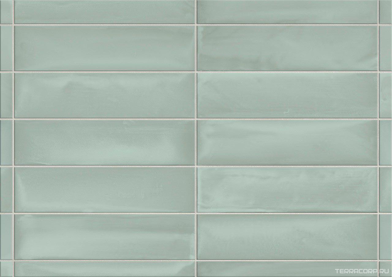 Керамогранит AtlasConcorde Россия Forte dei Marmi Rock FDMR Acqua Brick Madreperla/ФДМP Акуа Брик Мадреперла 7,5x30 Зеленый, фото 3