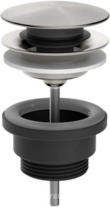 Донный клапан нажимной “Stop&Go”, 1 1/4, (цв. Steel Brushed), Gessi ZZ Gessi Универсал 54599 239