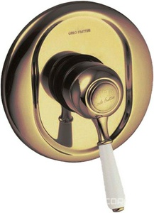 Смеситель для душа, встраиваемый в стену, (БЕЗ внутр.части арт.F3000), (цв. бронза),  ZZ Fima Carlo Frattini Bell F3369Х1CR