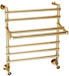 Полотенцесушитель с полочкой Art.452/5/500GL 600х500мм (ГВС), Margaroli ZZ Margaroli Sole 452/5/500GL