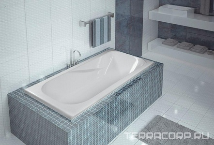 Ванна  "Стандарт", без г/м, 170х75х58,5см, НА РАМЕ (КАРКАСЕ), БЕЗ СЛИВА-ПЕРЕЛИВА, БЕЗ ПАНЕЛИ, ZZ Thermolux Leda Leda стандарт (без перелива и панели)