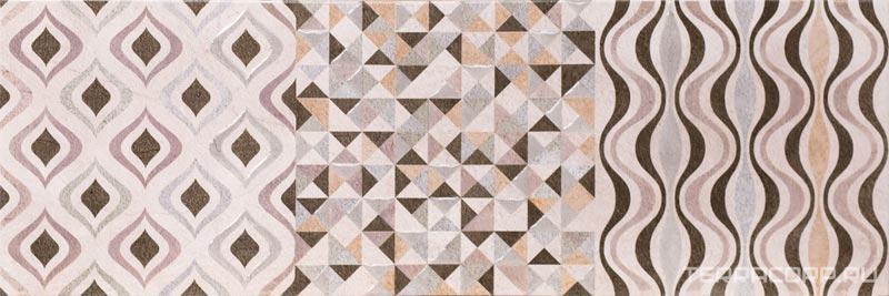Керамическая плитка Gracia ceramica Forte Декор multi 01 XX25x75 Бежевый, фото 5