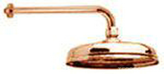 Душ верхний, стационарный, лейка d 30см, настенный монтаж, (кронштейн 30см, декор чашка в компл.), (цв.бронза), 3M KL 3M Showers & Accessorie 0497 UU