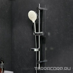 Душевой набор  (ручн. душ 3 функций, штанга 700 мм, шланг 1750см, крепл. ), хром AMPM Like F0180064
