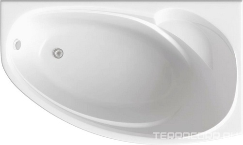 Ванна акриловая  150х90 см правая (БЕЗ каркаса n039637 и сифона 19649) ZZ Bas Фэнтази В 00041