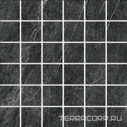 Antracite Mosaico Nat Rett (5x5) ZZ 30x30