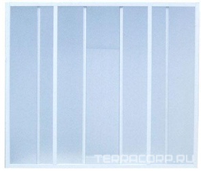 Шторка для ванны акрил. Ахин/Мальта/Атланта/Нептун (пластик "Вотер")/4 створки 170см./ XX