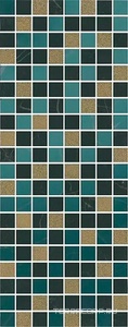 Мозаика Kerama Marazzi Алькала Декор  микс мозаичный 20x50 Комбинированный 