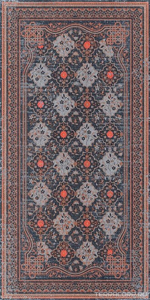 Керамогранит Kerama Marazzi Ковры Классика декорированный обрезной XX119.5х238.5 Коричневый, фото 4
