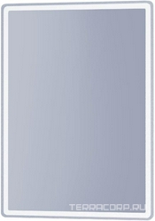 Зеркало Tiny-60 см, с LED-подсветкой, цв.белый KL