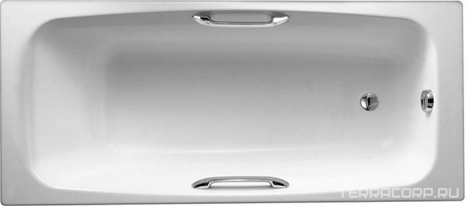 Ванна чугунная  170x70, БЕЗ ножек, БЕЗ ручек ZZ Jacob Delafon Melanie E2925