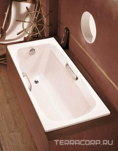 Ванна чугунная  170x70, БЕЗ ножек, БЕЗ ручек ZZ Jacob Delafon Melanie E2925