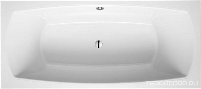 Ванна 1800х800хh500мм, (кварил цв. белый), ножки пласт. h145-180мм в компл., (без удлинённого слива-перелива),  ZZ Villeroy & Boch My Art UBQ180MYA2V-01