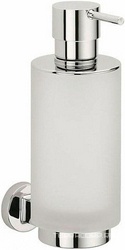 Дозатор настенный стекл. (стекло мат., держатель цв.хром) Nordic ZZ
