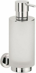 Дозатор настенный стекл. (стекло мат., держатель цв.хром)  ZZ Colombo Nordic B9323