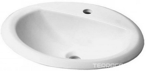 "Стиль" (ВОХ) раковина встраиваемая, 56х46 см, белая (W504901), XX