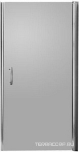 Дверь распашная DX/SX прав./лев. (96,5/100хh191см, стекло 6мм, GL прозр., фурн. 05 bril, хром)  ZZ Provex Elegance 0005NE05GL