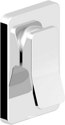 Смеситель для душа встраиваемый в стену (внешняя часть) БЕЗ внутренней части арт.R99613, (цв.хром), Soft ZZ