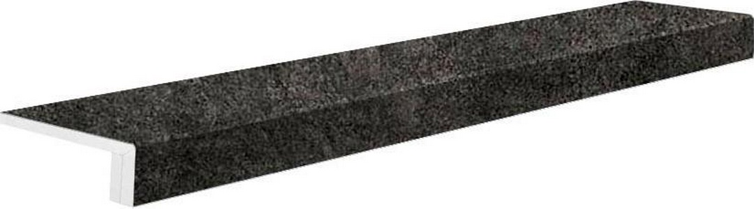 Ступени Kerama Marazzi Королевская дорога Ступень ЕВРО ТЕХНО Проходная  черный (n042856)34.5х119.5 Черный 