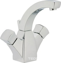 Смеситель для раковины, с д/к, (цв. хром), Square XX