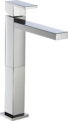 Смеситель для раковины, "Высокий" излив h236мм, без д/к, (цв. хром) Q ZZ