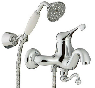 Смеситель для ванны, (лейка д/д, шланг, кронштейн в компл.), (цв. хром),  ZZ 3M Piccadilly 2100 CC
