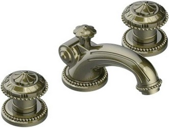 Смеситель на раковину, на 3 отв., с д.к. (цв. бронза (Bronze brillant)) Versailles ZZ