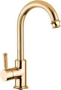 Смеситель для раковины, с д.к, (цв.золото, одноручковый),  ZZ Cezares Olimp OLIMP-LSM2-03/24-L