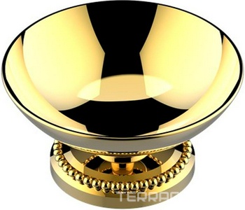 Мыльница настольная, металл. d 100mm (цв. латунь (Luxbrass))  ZZ THG Versailles G14-D03-00544
