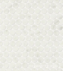 Carrara Round Mosaico ZZ| 29.5x32.5