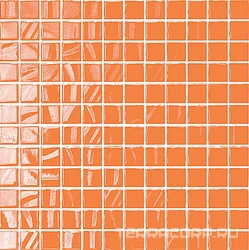 Темари оранжевый (мозаика глянцевая)XX  l29.8х29.8