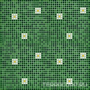 Мозаика Bisazza Декоративные панно Pratoline 3 1.2x1.2 32.2x32.2 Зеленый 