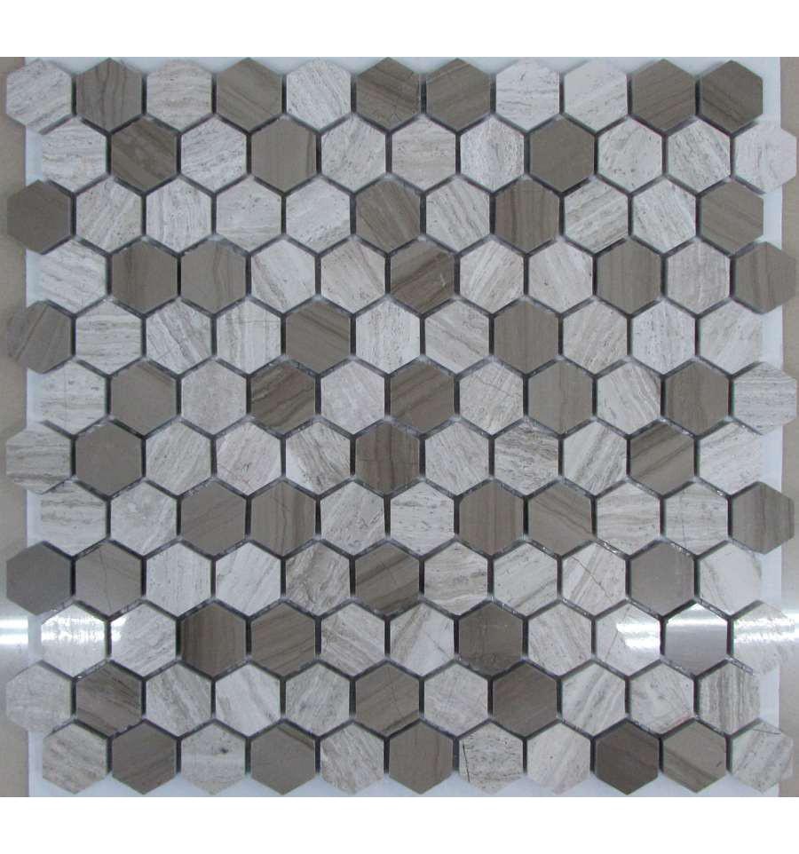 Мозаика Спектр-М Натуральный камень Мозаика из камня на сетке X21-007-P 29.5x28 Комбинированный, фото 3