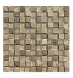 Мозаика из стекла на сетке SK10-056 ZZ |30x30